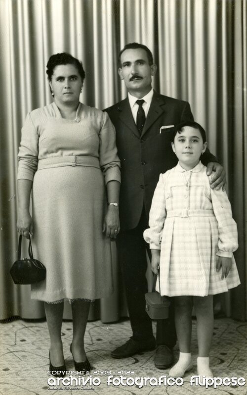 1960 fratello Carmelo e famiglia di Filippa